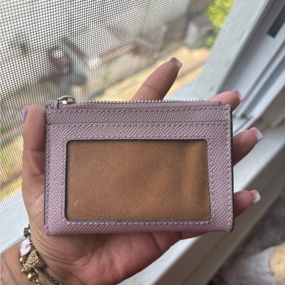 Light Purple COACH Mini Skinny ID Case - Picture 6 of 6